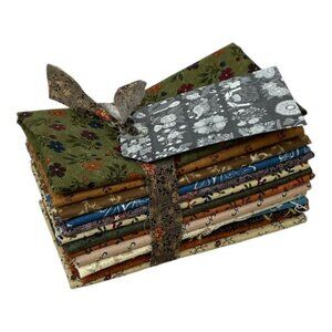 Civil War Reproduction Cotton Calico Print Fabric Fat Eighths Pack of 14 NOS